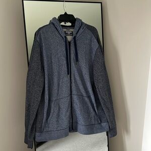 Express: Men’s Size XL, Navy Blue Zip Up Hoodie